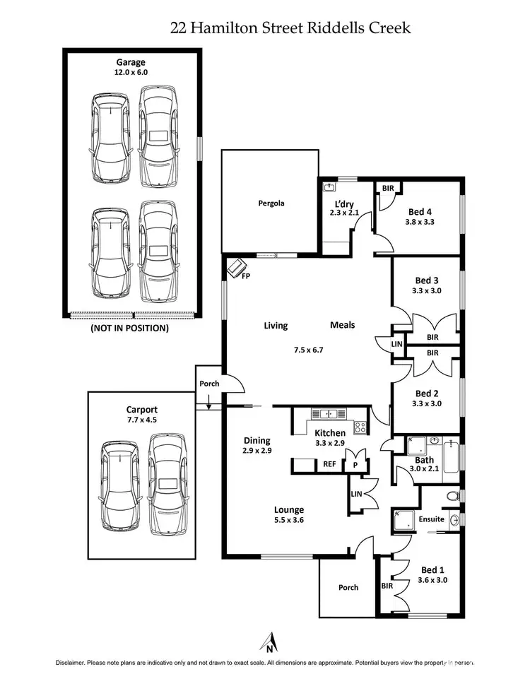 Floorplan of Homely house listing, 22 Hamilton Street, Riddells Creek VIC 3431