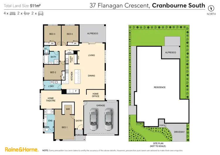 Floorplan of Homely house listing, 37 Flanagan Crescent, Cranbourne South VIC 3977