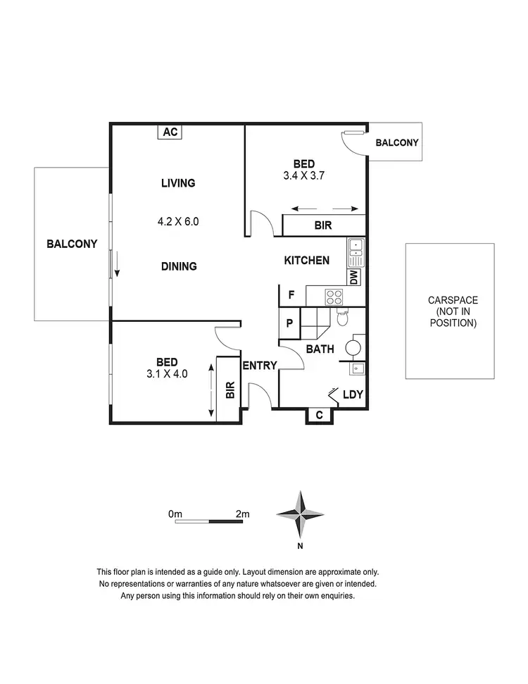 Floorplan of Homely apartment listing, 37/337-341 Sydney Road, Brunswick VIC 3056