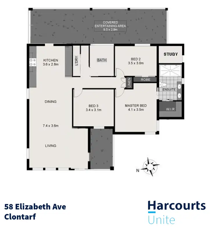 Floorplan of Homely house listing, 58 Elizabeth Avenue, Clontarf QLD 4019