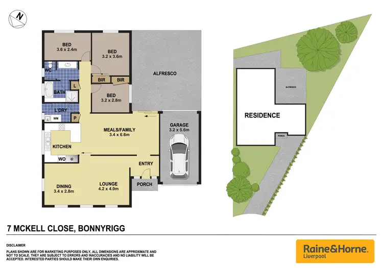 Floorplan of Homely house listing, 7 McKell Close, Bonnyrigg NSW 2177