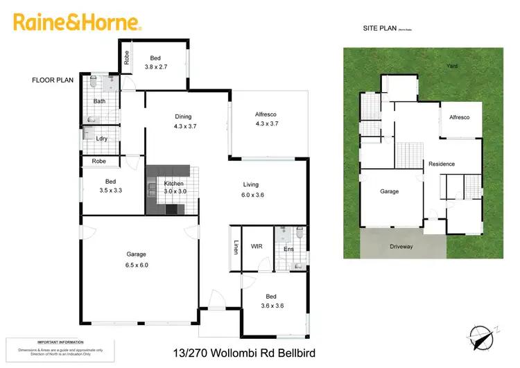 Floorplan of Homely villa listing, 13/270 Wollombi Road, Bellbird Heights NSW 2325