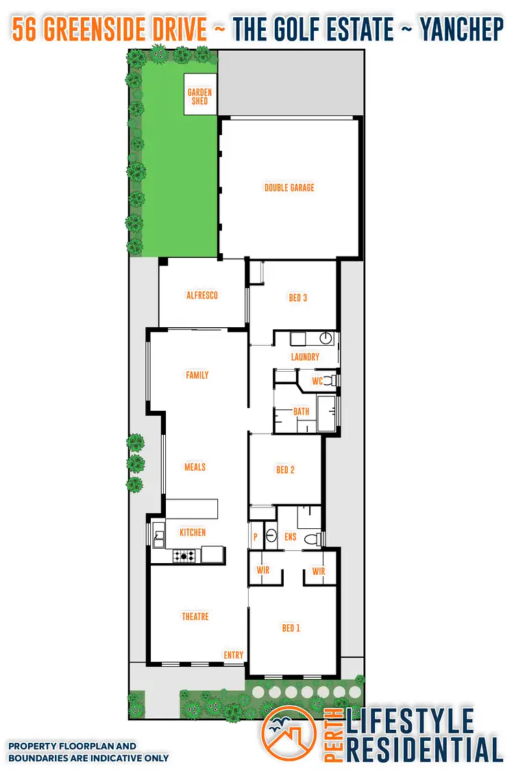 Floorplan of Homely house listing, 56 Greenside Drive, Yanchep WA 6035