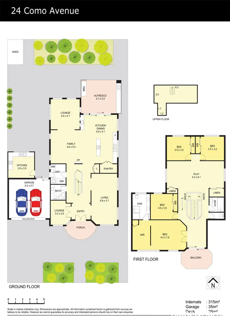 Floorplan of Homely house listing, 24 Como Avenue, Burnside Heights VIC 3023