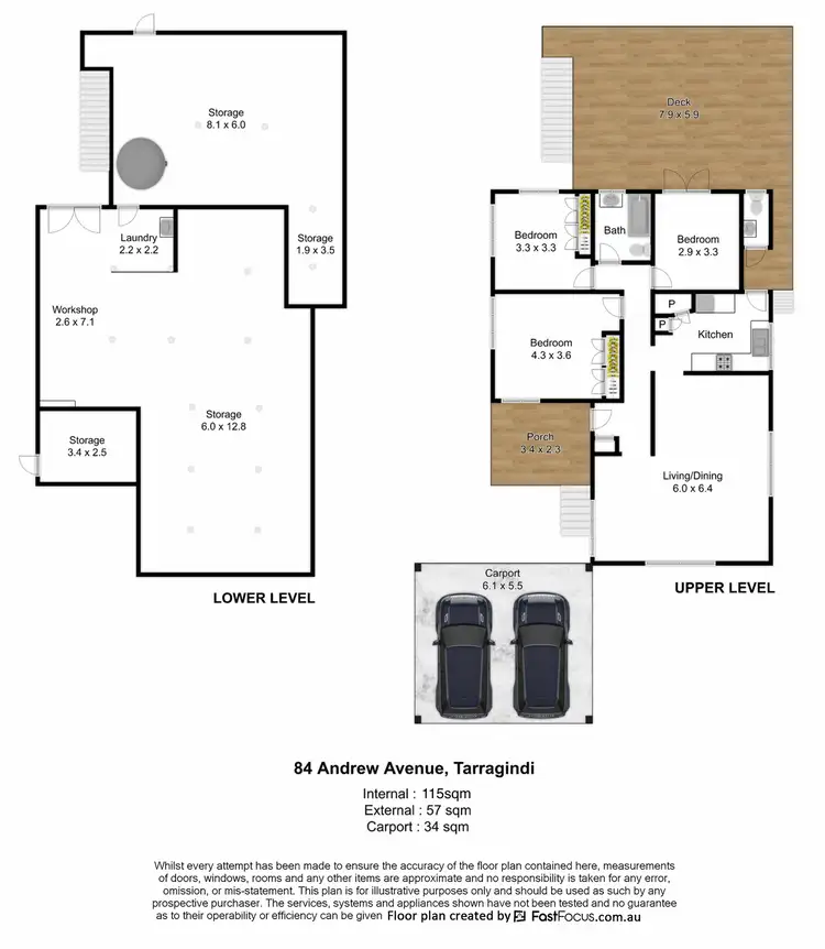 Floorplan of Homely house listing, 84 Andrew Avenue, Tarragindi QLD 4121