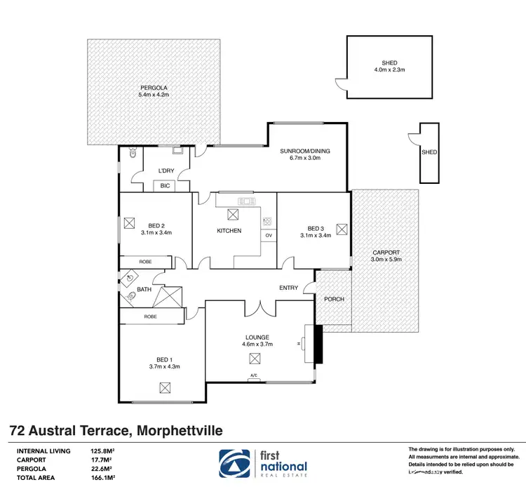 Floorplan of Homely house listing, 1/72 Austral Terrace, Morphettville SA 5043