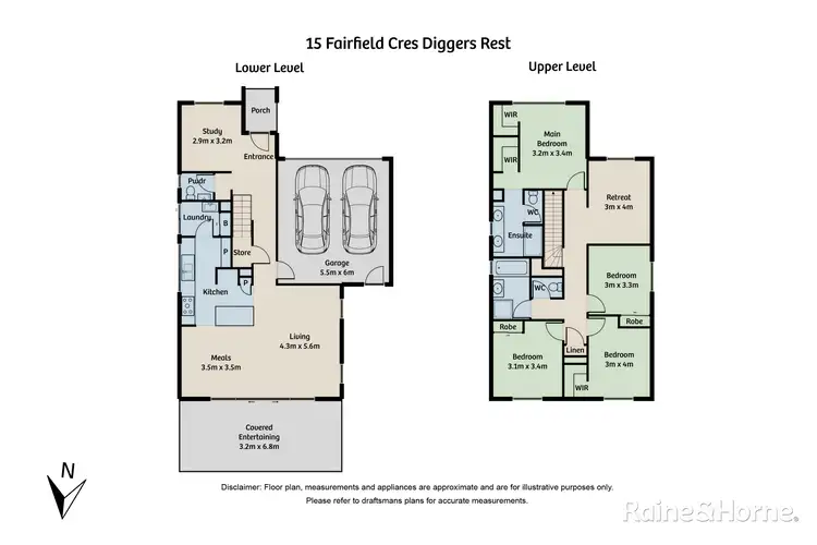 Floorplan of Homely house listing, 15 Fairfield Crescent, Diggers Rest VIC 3427