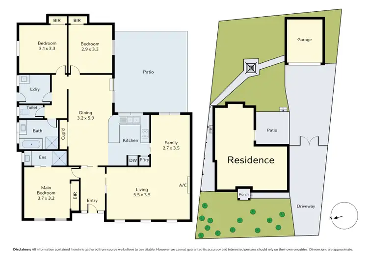 Floorplan of Homely house listing, 1 Ovens Court, Sunbury VIC 3429