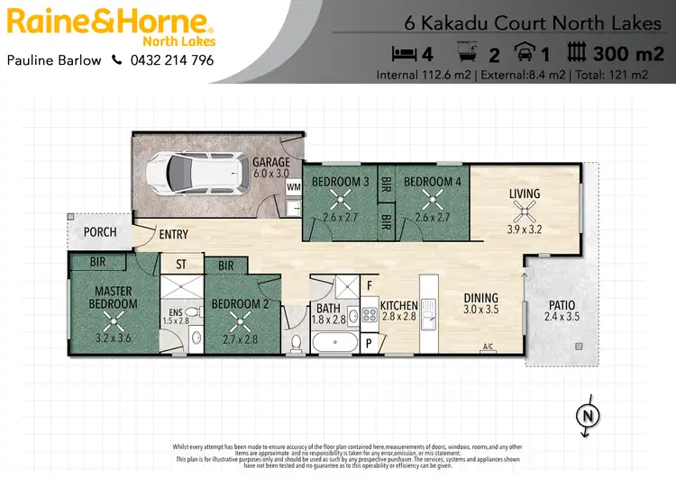 Floorplan of Homely house listing, 6 Kakadu Court, North Lakes QLD 4509