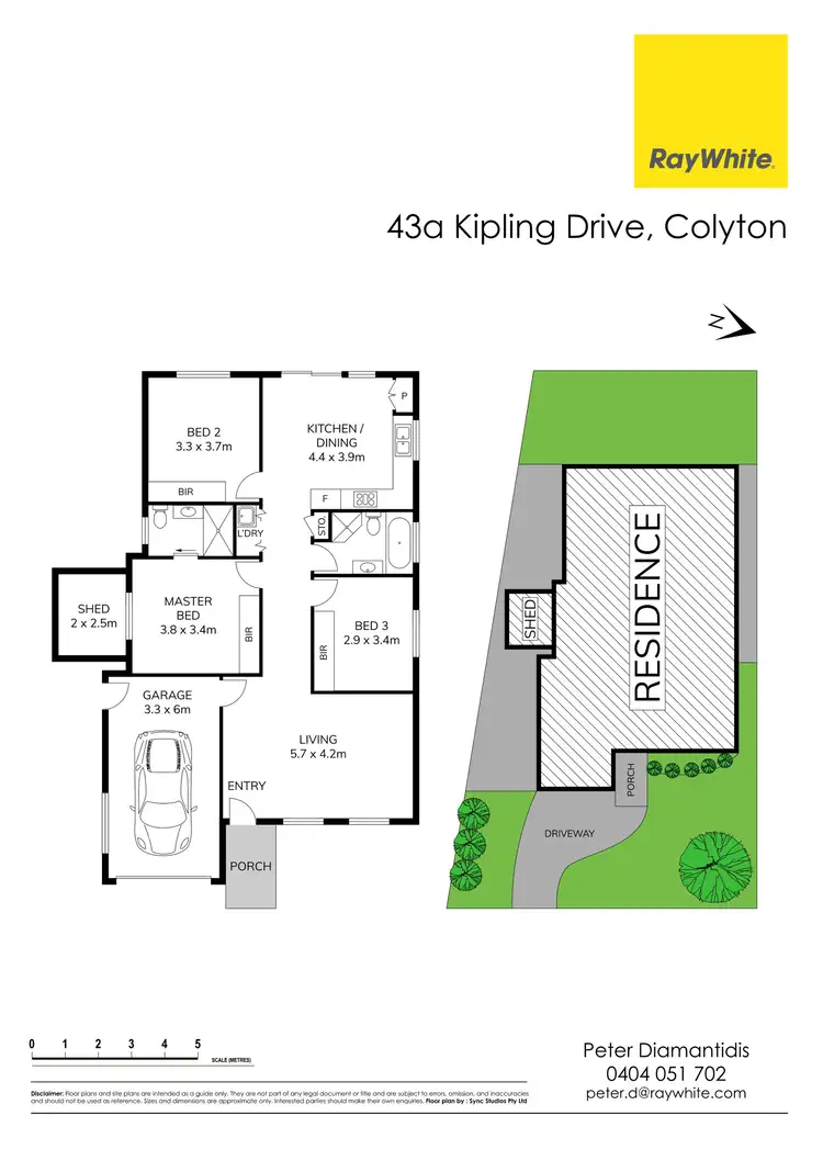 Floorplan of Homely house listing, 43A Kipling Drive, Colyton NSW 2760