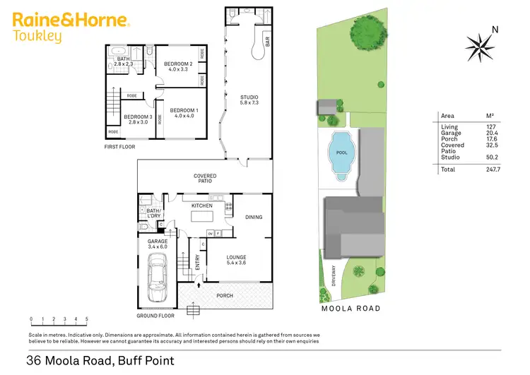 Floorplan of Homely house listing, 36 Moola Road, Buff Point NSW 2262