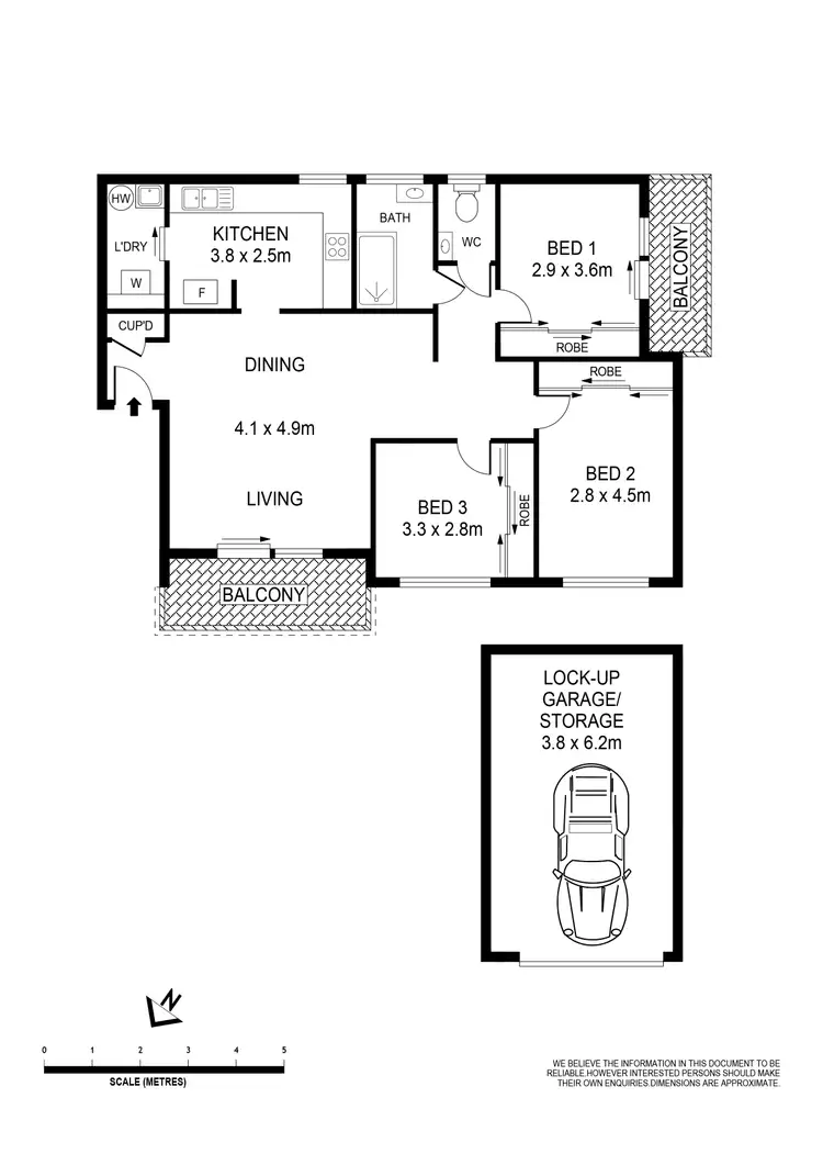 Floorplan of Homely apartment listing, 4/18 Kairawa Street, South Hurstville NSW 2221