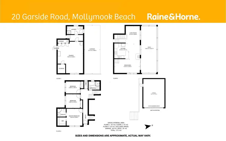 Floorplan of Homely house listing, 20 Garside Road, Mollymook Beach NSW 2539