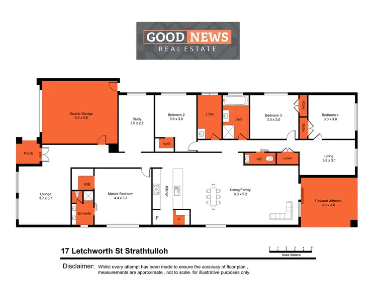 Floorplan of Homely house listing, 17 Letchworth Street, Strathtulloh VIC 3338