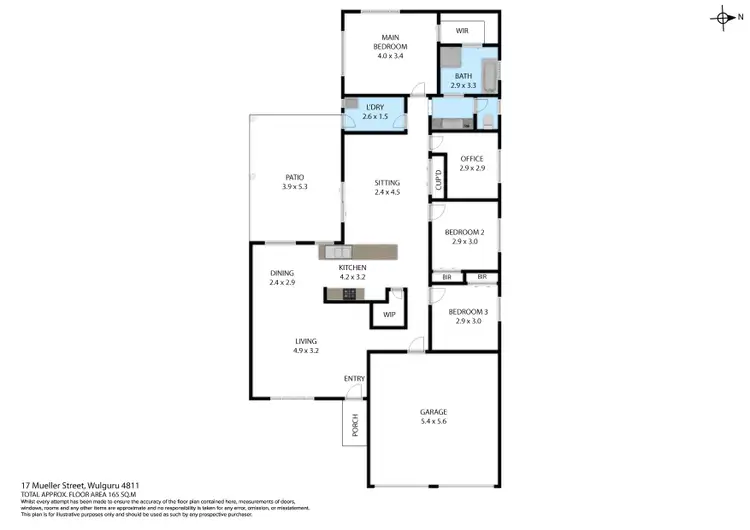 Floorplan of Homely house listing, 17 Mueller Street, Wulguru QLD 4811