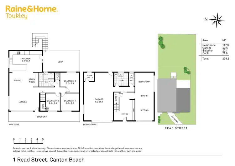 Floorplan of Homely house listing, 1 Read Street, Canton Beach NSW 2263