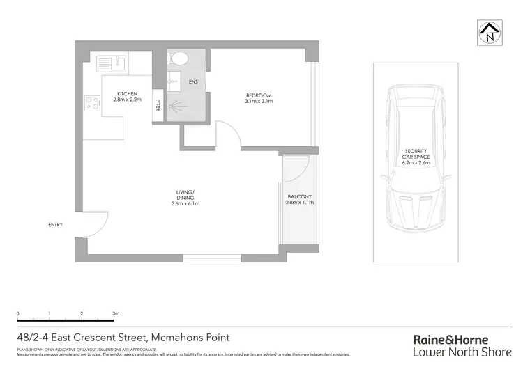 Floorplan of Homely apartment listing, 48/2-4 East Crescent Street, Mcmahons Point NSW 2060