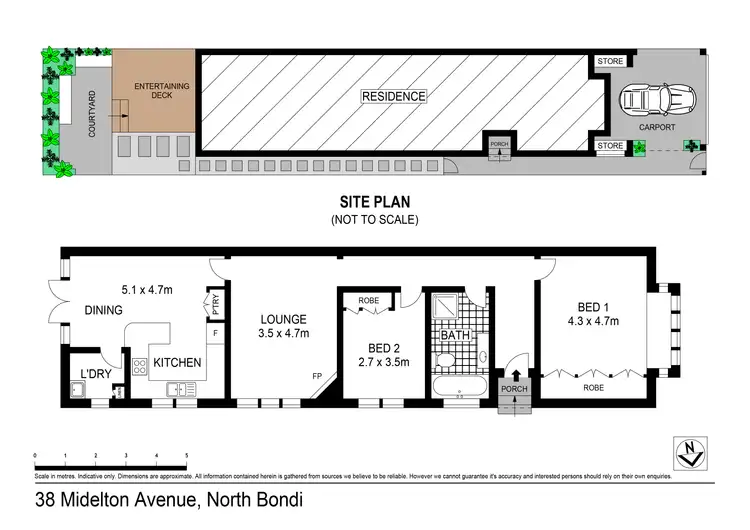 Floorplan of Homely house listing, 38 Midelton Avenue, North Bondi NSW 2026