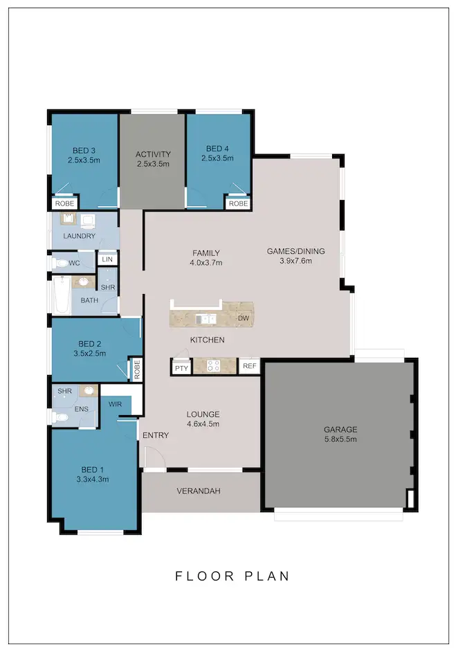 Floorplan of Homely house listing, 1 Vance Road, Byford WA 6122