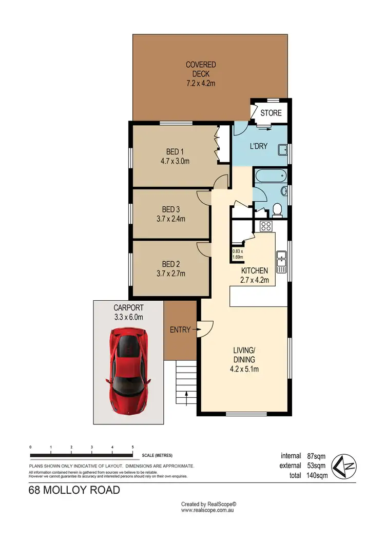Floorplan of Homely house listing, 68 Molloy Road, Cannon Hill QLD 4170