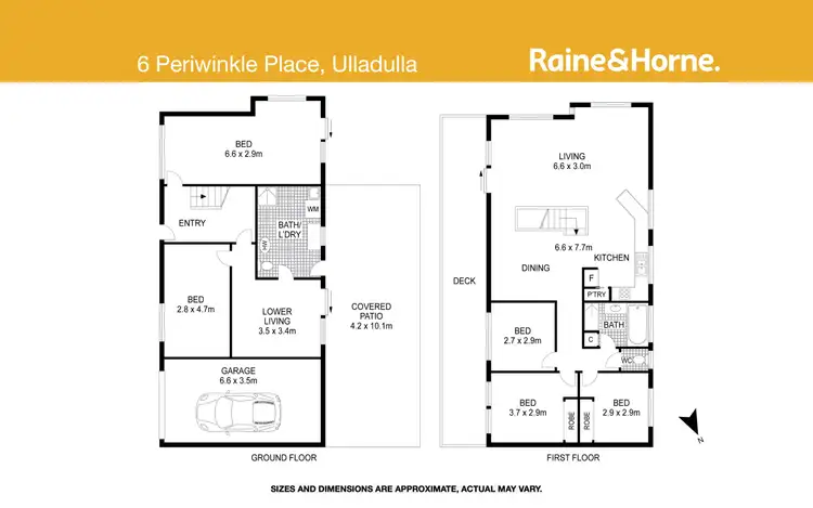Floorplan of Homely house listing, 6 Periwinkle Place, Ulladulla NSW 2539
