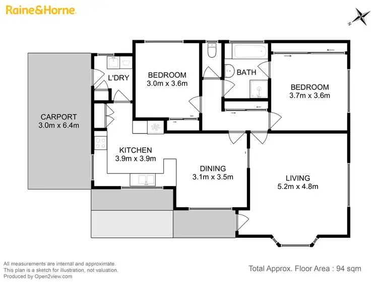 Floorplan of Homely villa listing, 13 Fairway Drive, Kingston TAS 7050