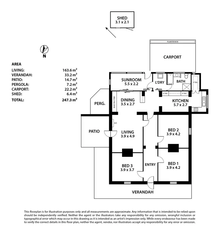 Floorplan of Homely house listing, 14 Coronation Road, Strathalbyn SA 5255