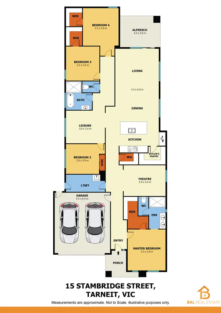 Floorplan of Homely house listing, 15 STAMBRIDGE STREET, Tarneit VIC 3029
