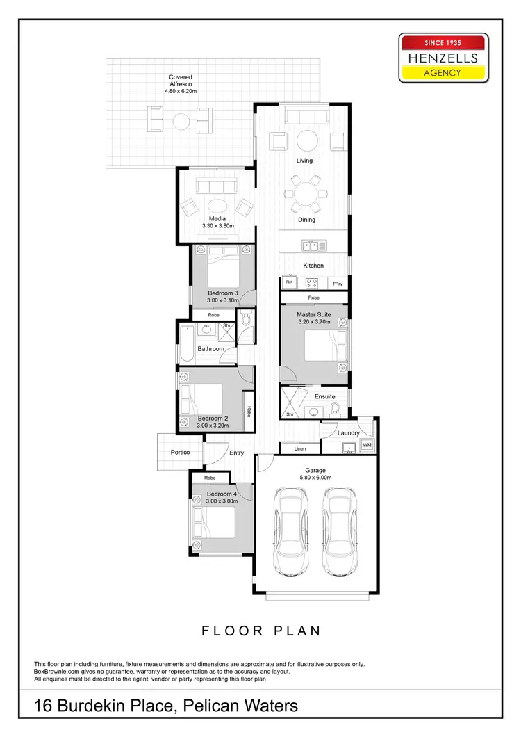 Floorplan of Homely house listing, 16 Burdekin Place, Pelican Waters QLD 4551