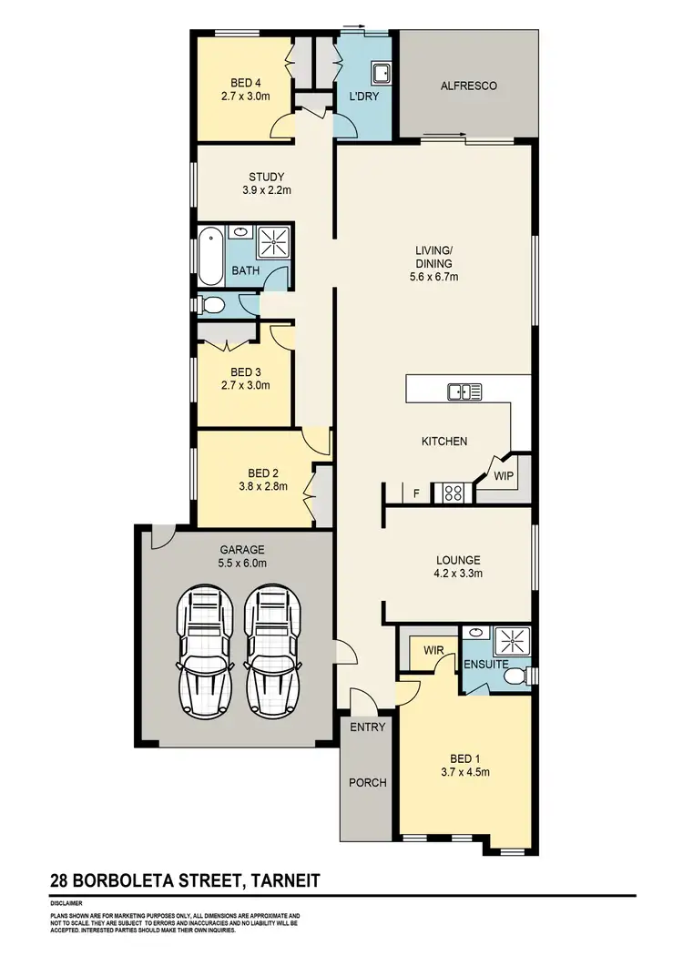 Floorplan of Homely house listing, 28 Borboleta Street, Tarneit VIC 3029