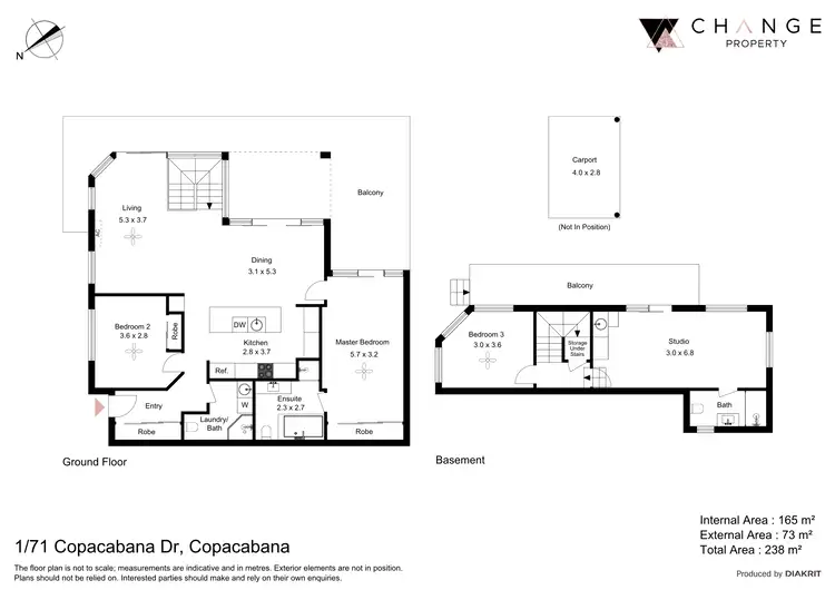 Floorplan of Homely house listing, 1/71 Copacabana Drive, Copacabana NSW 2251