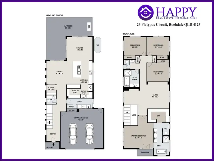 Floorplan of Homely house listing, 23 Platypus Circuit, Rochedale QLD 4123