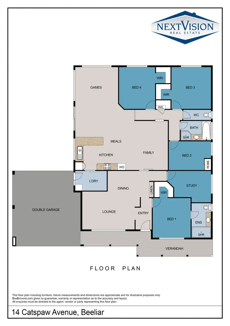 Floorplan of Homely house listing, 14 Catspaw Avenue, Beeliar WA 6164