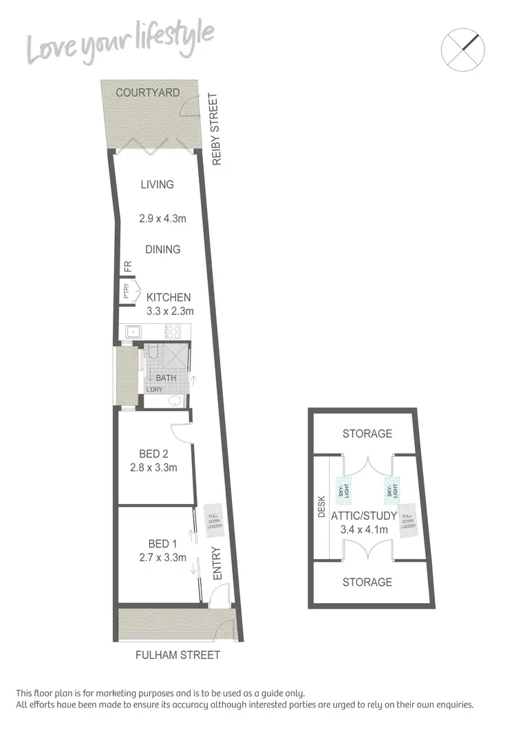 Floorplan of Homely house listing, 1 Fulham Street, Newtown NSW 2042