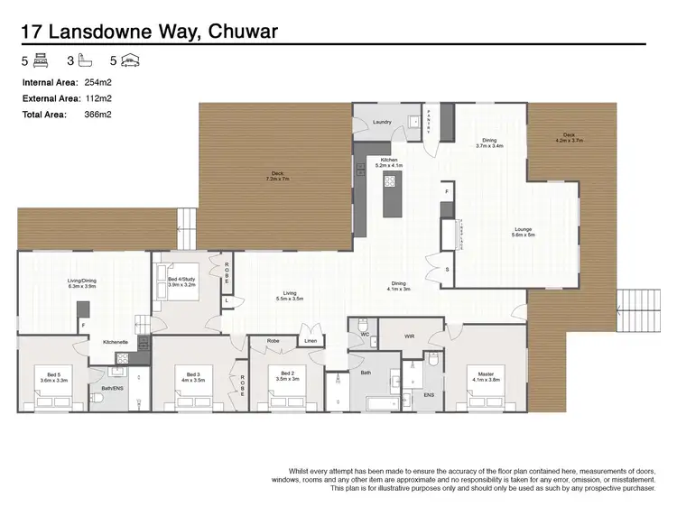 Floorplan of Homely house listing, 17 Lansdowne Way, Chuwar QLD 4306