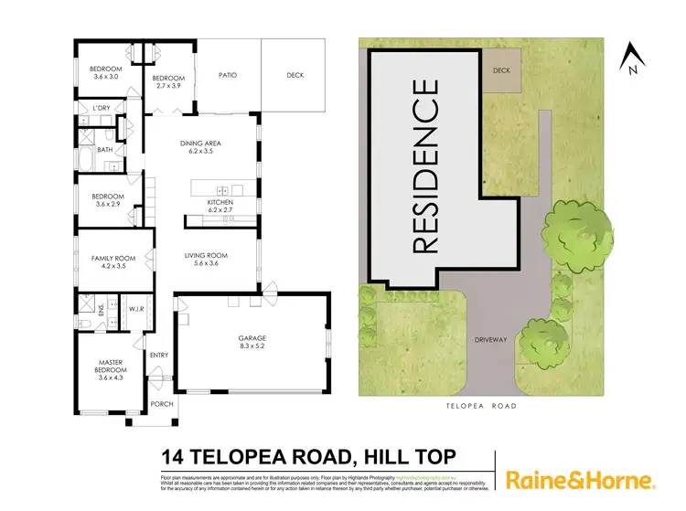 Floorplan of Homely house listing, 14 Telopea Road, Hill Top NSW 2575
