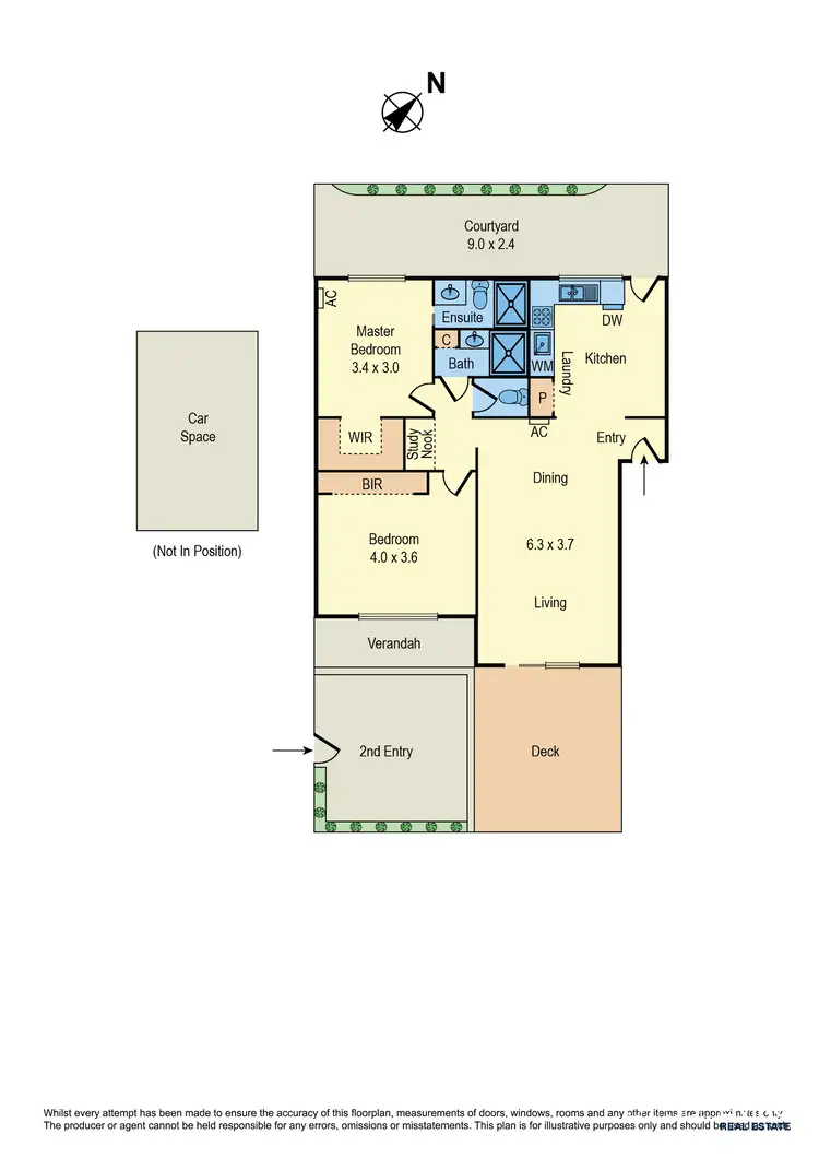 Floorplan of Homely apartment listing, 2/17 Herbert Street, Parkdale VIC 3195