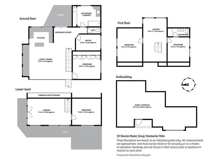 Floorplan of Homely house listing, 19 Davies Road, Lower Snug TAS 7054