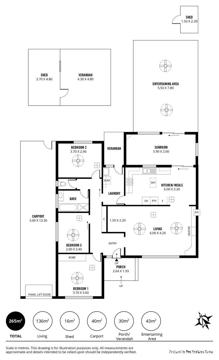 Floorplan of Homely house listing, 3 Daniel Street, Hackham SA 5163