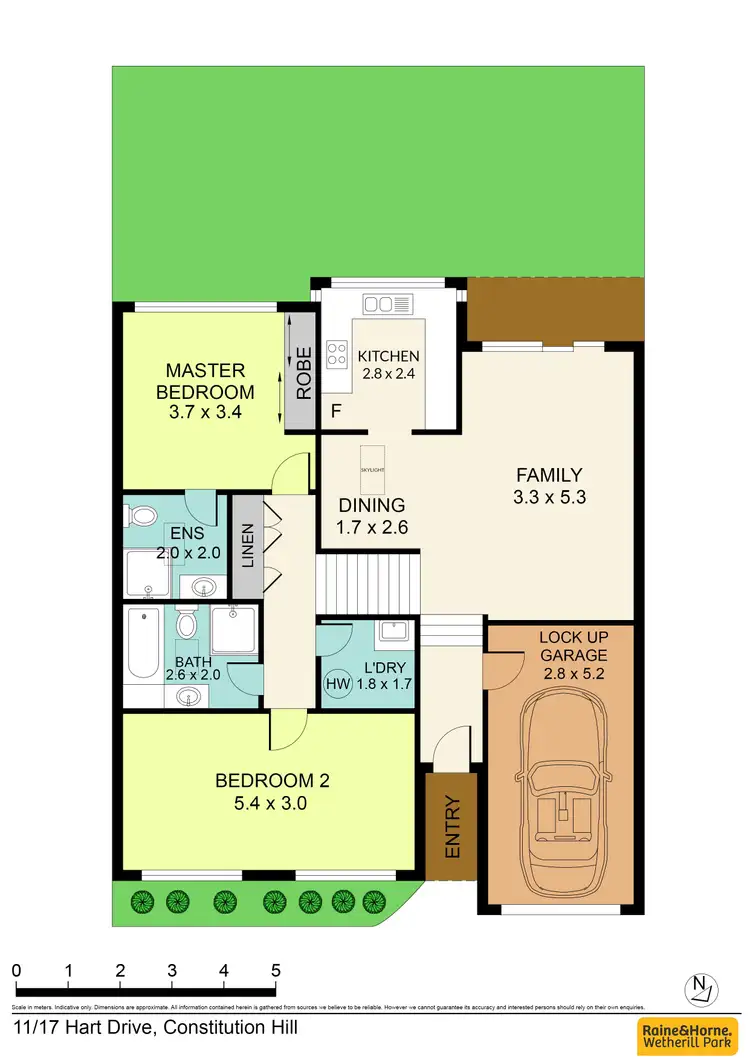 Floorplan of Homely villa listing, 11/17 Hart Drive, Constitution Hill NSW 2145