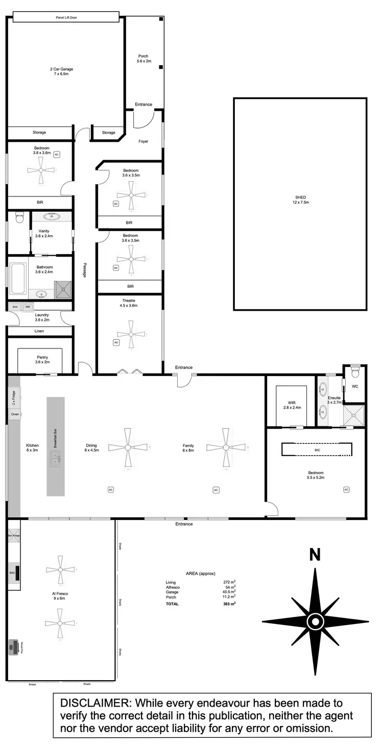 Floorplan of Homely house listing, 27 Holly Rise, Coffin Bay SA 5607