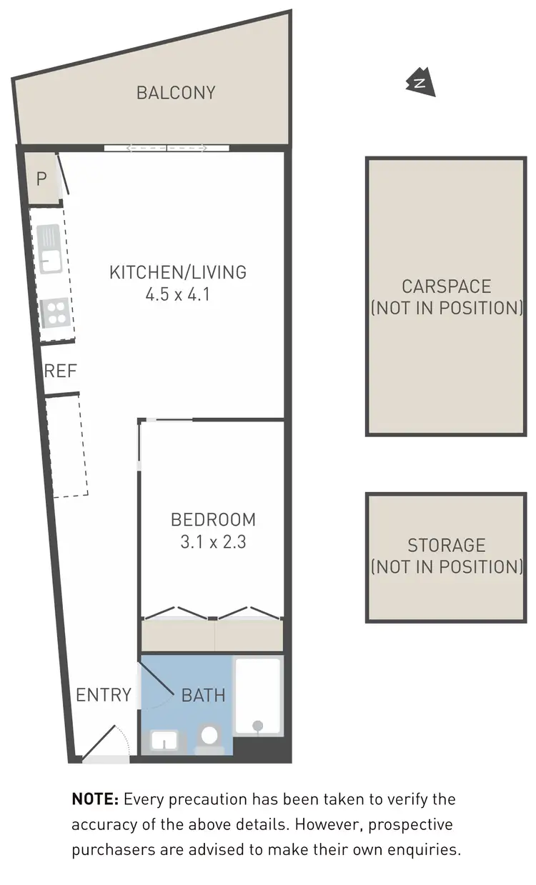 Floorplan of Homely apartment listing, G1/41-45 Edgewater Boulevard, Maribyrnong VIC 3032