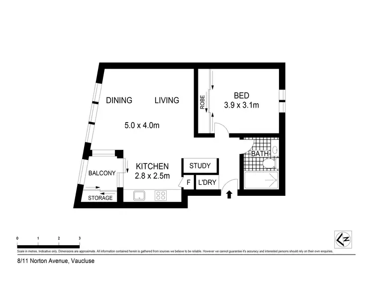 Floorplan of Homely apartment listing, 8/11 Norton Avenue, Rose Bay NSW 2029