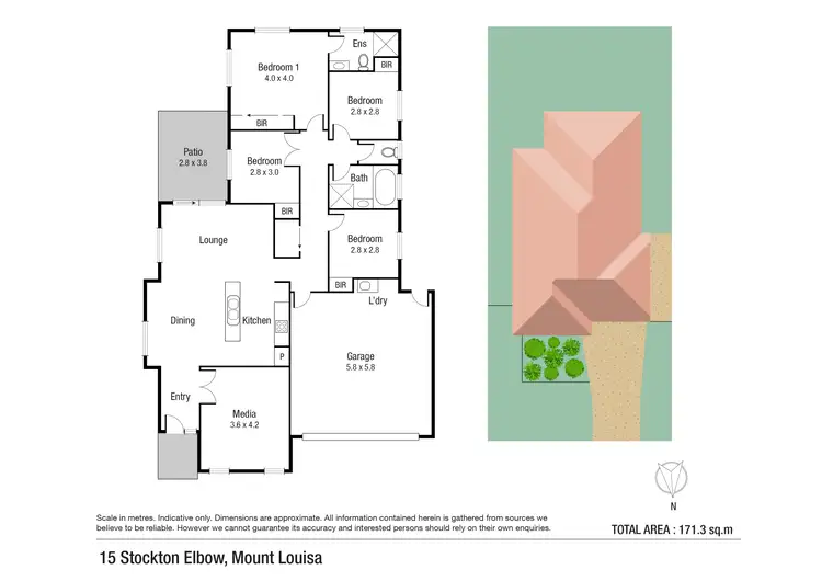 Floorplan of Homely house listing, 15 Stockton Elbow, Mount Louisa QLD 4814