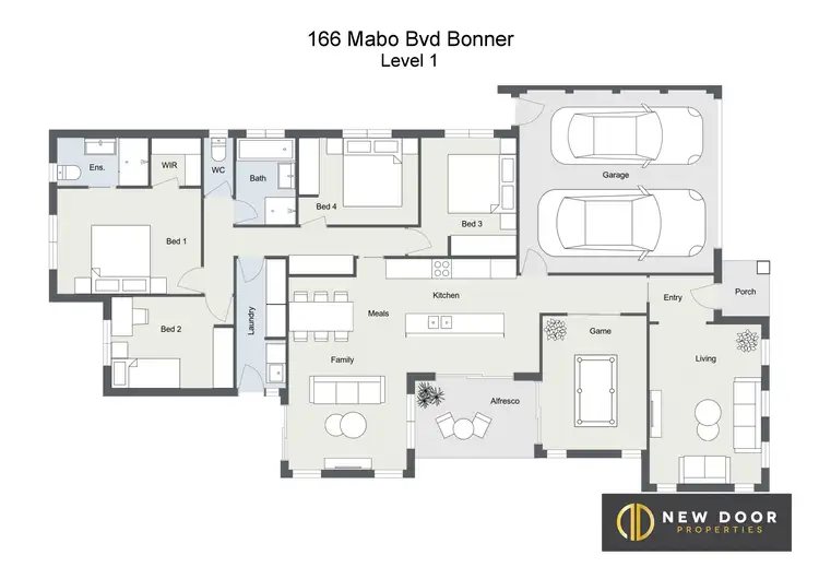 Floorplan of Homely house listing, 166 Mabo Boulevard, Bonner ACT 2914