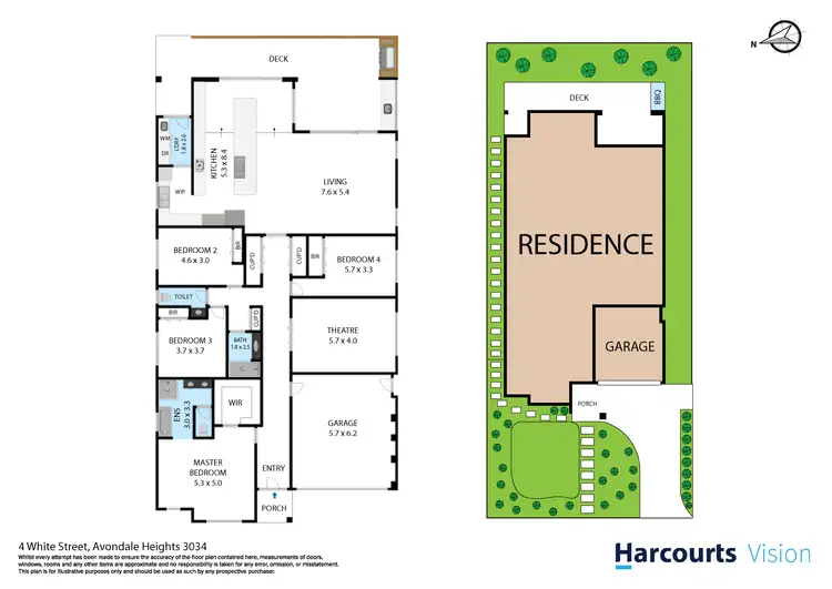 Floorplan of Homely house listing, 4 White Street, Avondale Heights VIC 3034