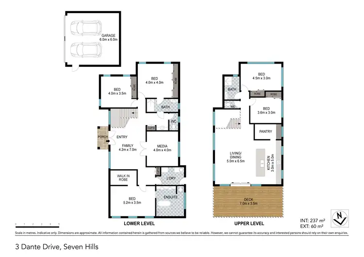 Floorplan of Homely house listing, 3 Dante Drive, Seven Hills QLD 4170