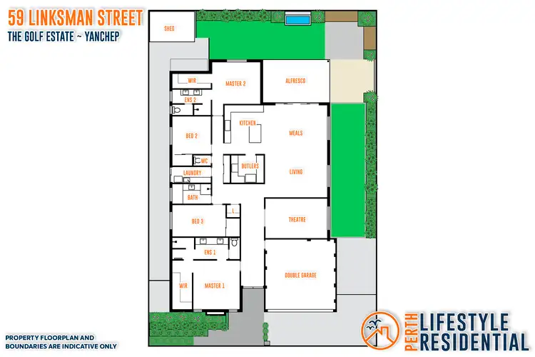 Floorplan of Homely house listing, 59 Linksman Street, Yanchep WA 6035