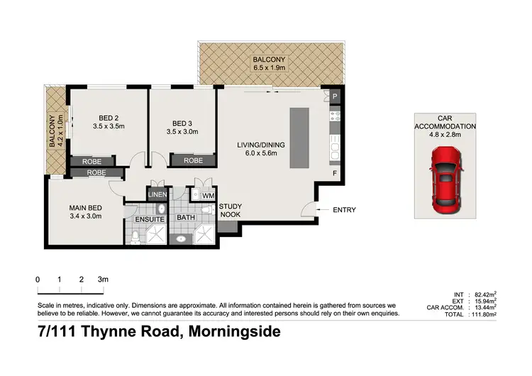 Floorplan of Homely unit listing, 7/111 Thynne Road, Morningside QLD 4170