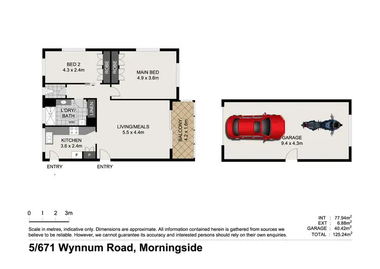 Floorplan of Homely unit listing, 5/671 Wynnum Road, Morningside QLD 4170